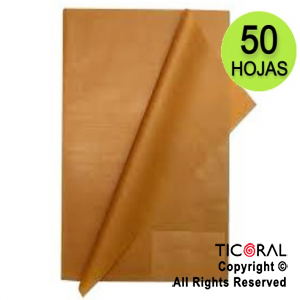 PAPEL SEDA BARRILETE COLOR 50X70 CM -50 HOJAS KRAFT X 1
